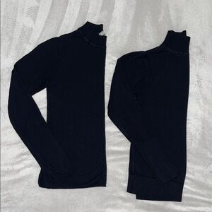 SET OF 2 ASOS Women’s Black Turtleneck Sweater | US Size 2